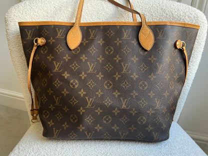 Louis Vuitton Neverfull MM Monogram Beige