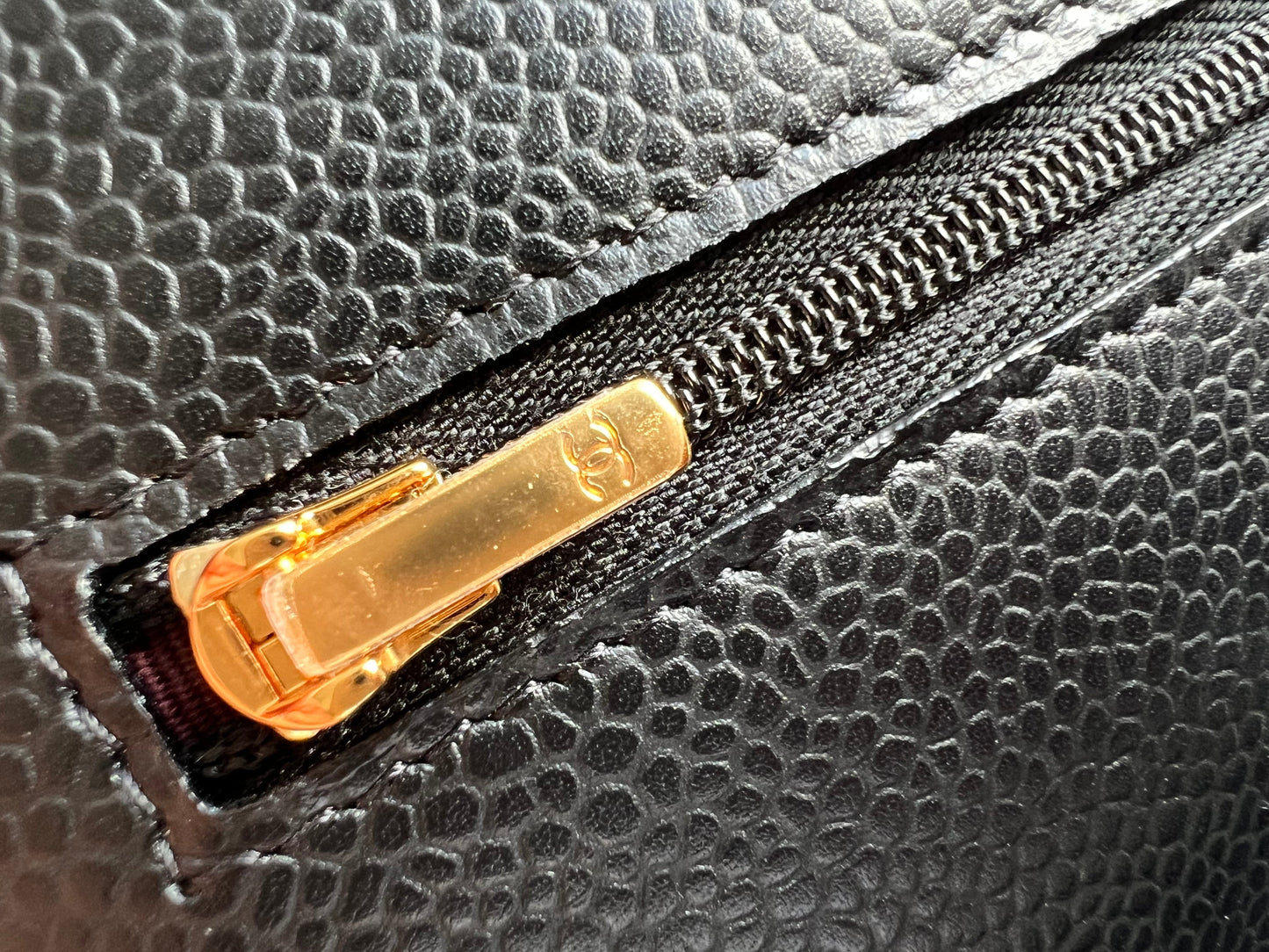 Chanel Black Caviar Wallet on Chain (RRP £2,930)