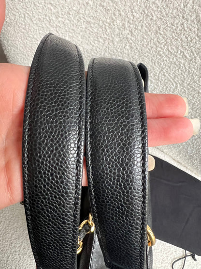 Chanel Black Caviar Grand Shopper Tote Gold Hardware (GST)
