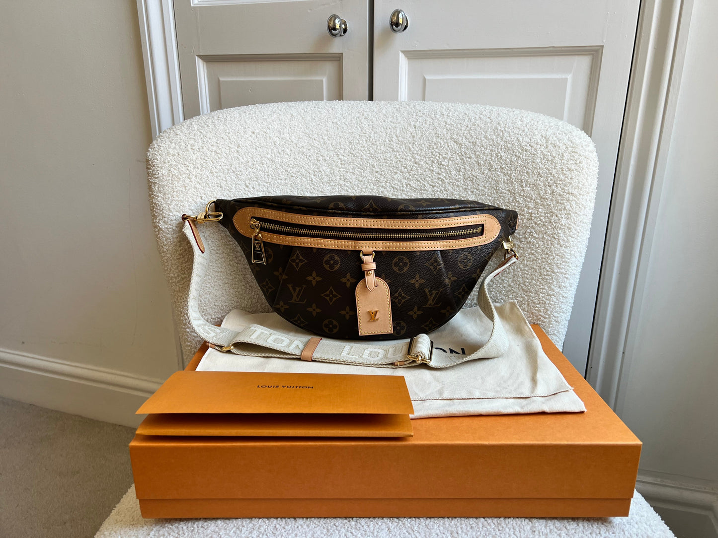 Louis Vuitton High Rise Bumbag in Monogram Canvas (RRP £1470)