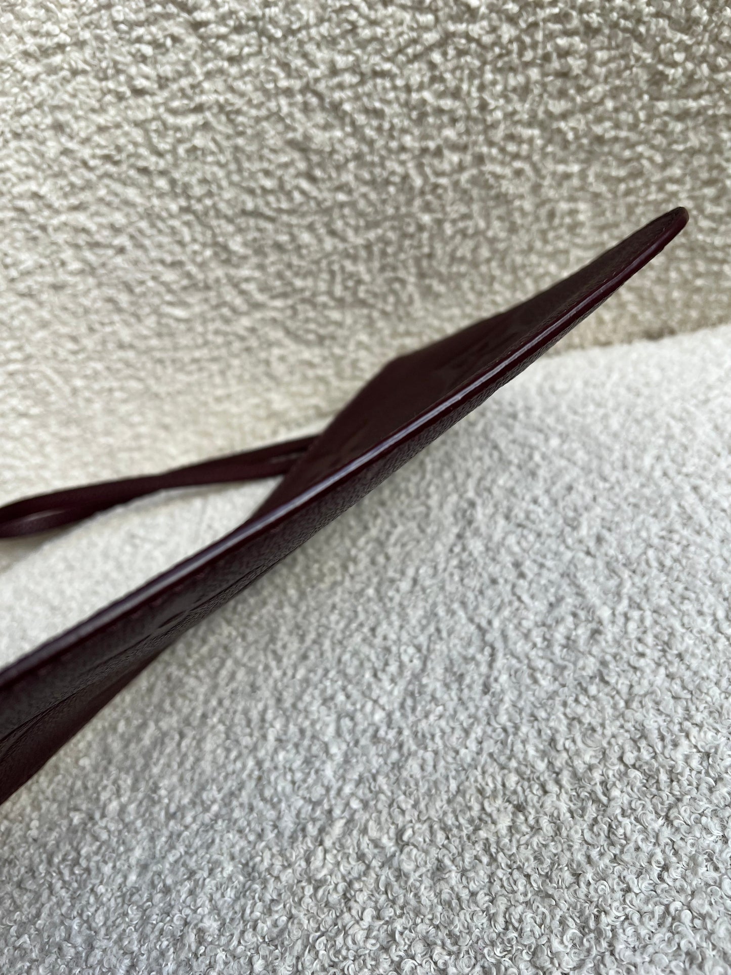 Louis Vuitton Pouch (from Neverfull) Wine Empreinte