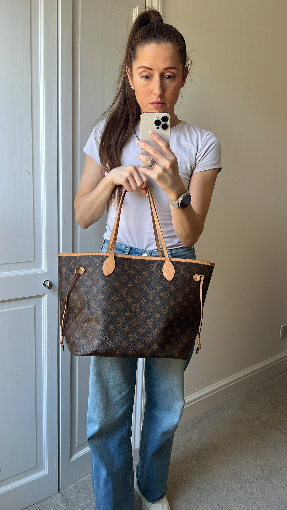Louis Vuitton Neverfull MM Monogram Pivoine (RRP £1,430)