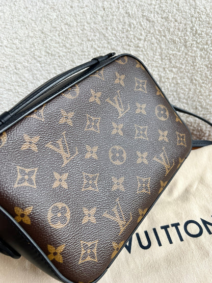 Louis Vuitton Saintonge Black and Monogram