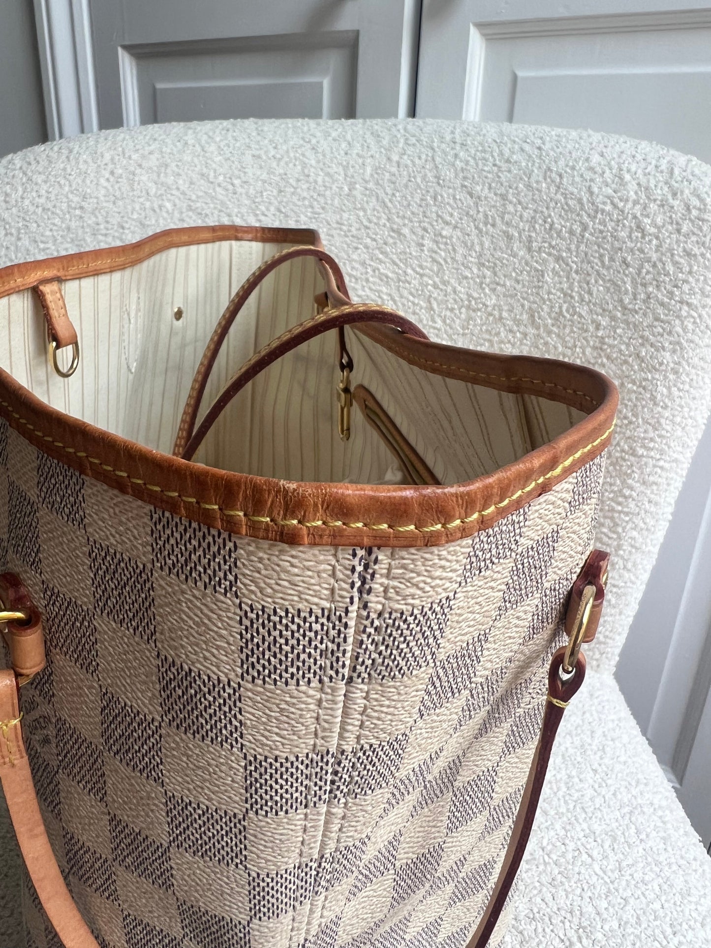 Louis Vuitton Neverfull MM Monogram Damier Azur (RRP £1,470)