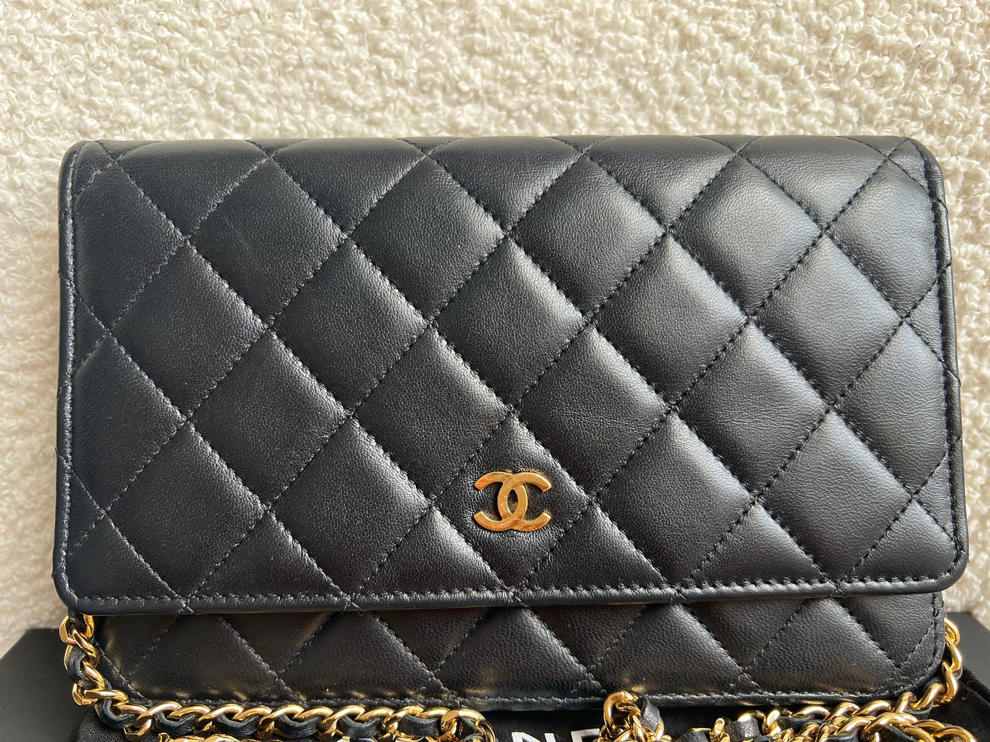 Chanel Wallet on Chain in Black Lambskin Gold Hardware (RRP £2,930)