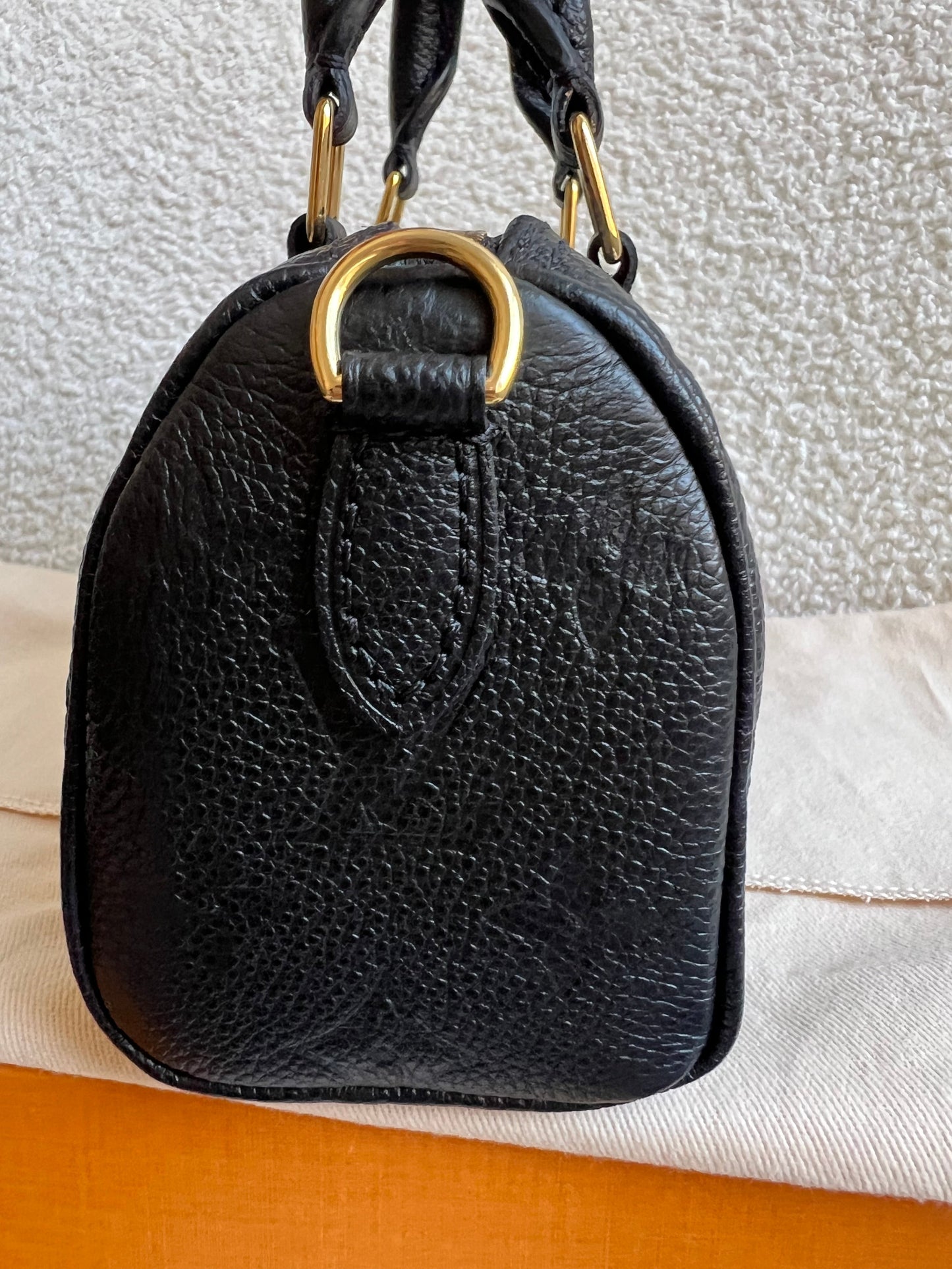 Louis Vuitton Speedy Nano Black Empreinte (RRP £1540)