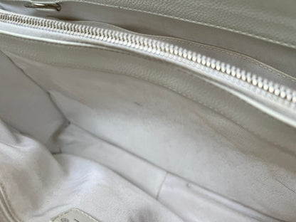 Chanel White Caviar Grand Shopper Tote (GST)