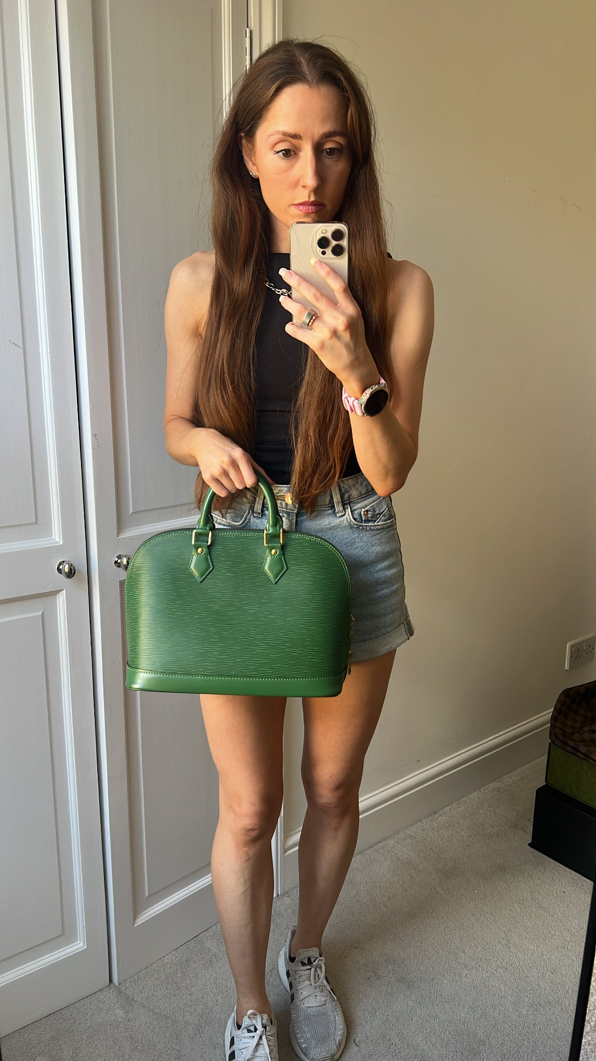 Louis Vuitton Alma PM Green Epi