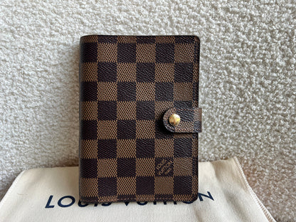 Louis Vuitton Damier Ebene Small Ring Agenda Cover (RRP £290)