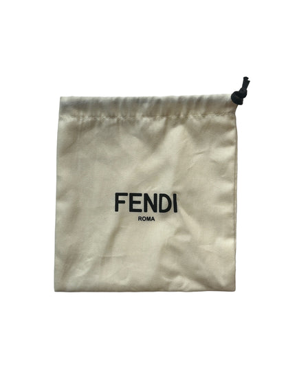 Fendi Brown Zucca Monogram Textured Velvet Strap You