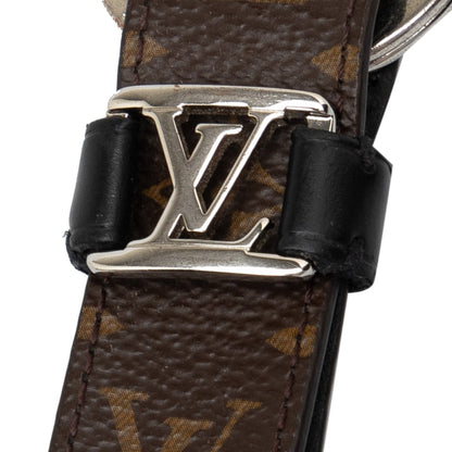 Brown Louis Vuitton Monogram Dragonne Key Chain