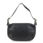 FENDI Selleria Logo Leather Shoulder Bag Hand Bag Black