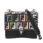 FENDI Zucca Mini Kan I Leather Chain Shoulder Bag Multicolor 8M0381