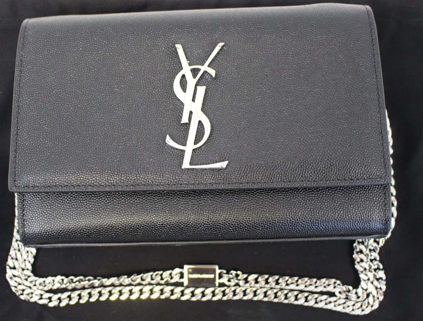 Saint Laurent Kate Leather Black Crossbody Style 3