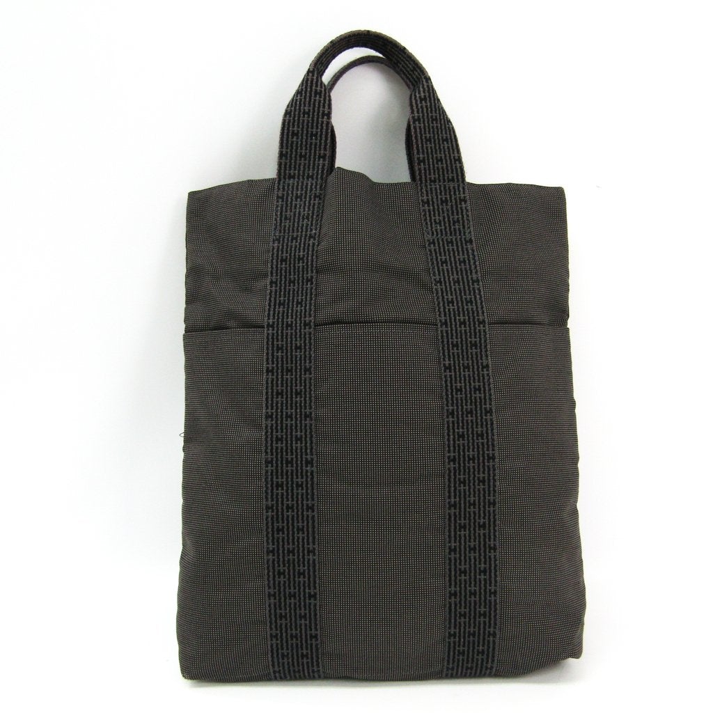 Luxury Hermes Gray Herline Sac Cabas Tote