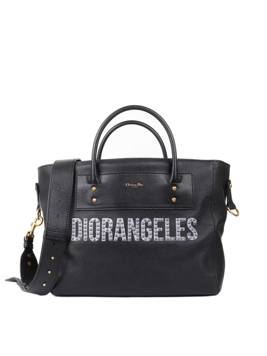 Dior Diorangeles Studded Leather Tote