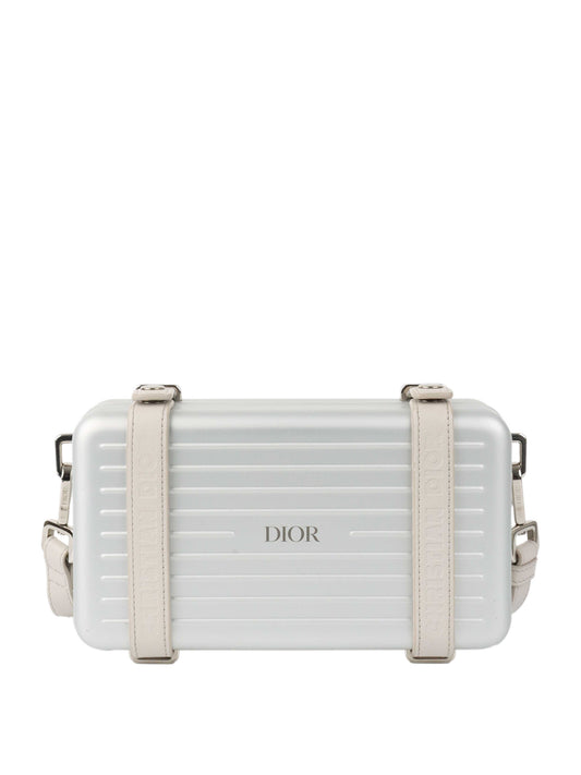 Dior X Rimowa Silver Personal Clutch Case