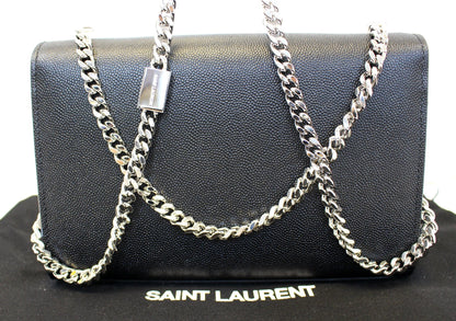 Saint Laurent Kate Leather Black Crossbody Style 3