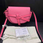 Loewe Mini Gate Crossbody Bag, Pink Leather