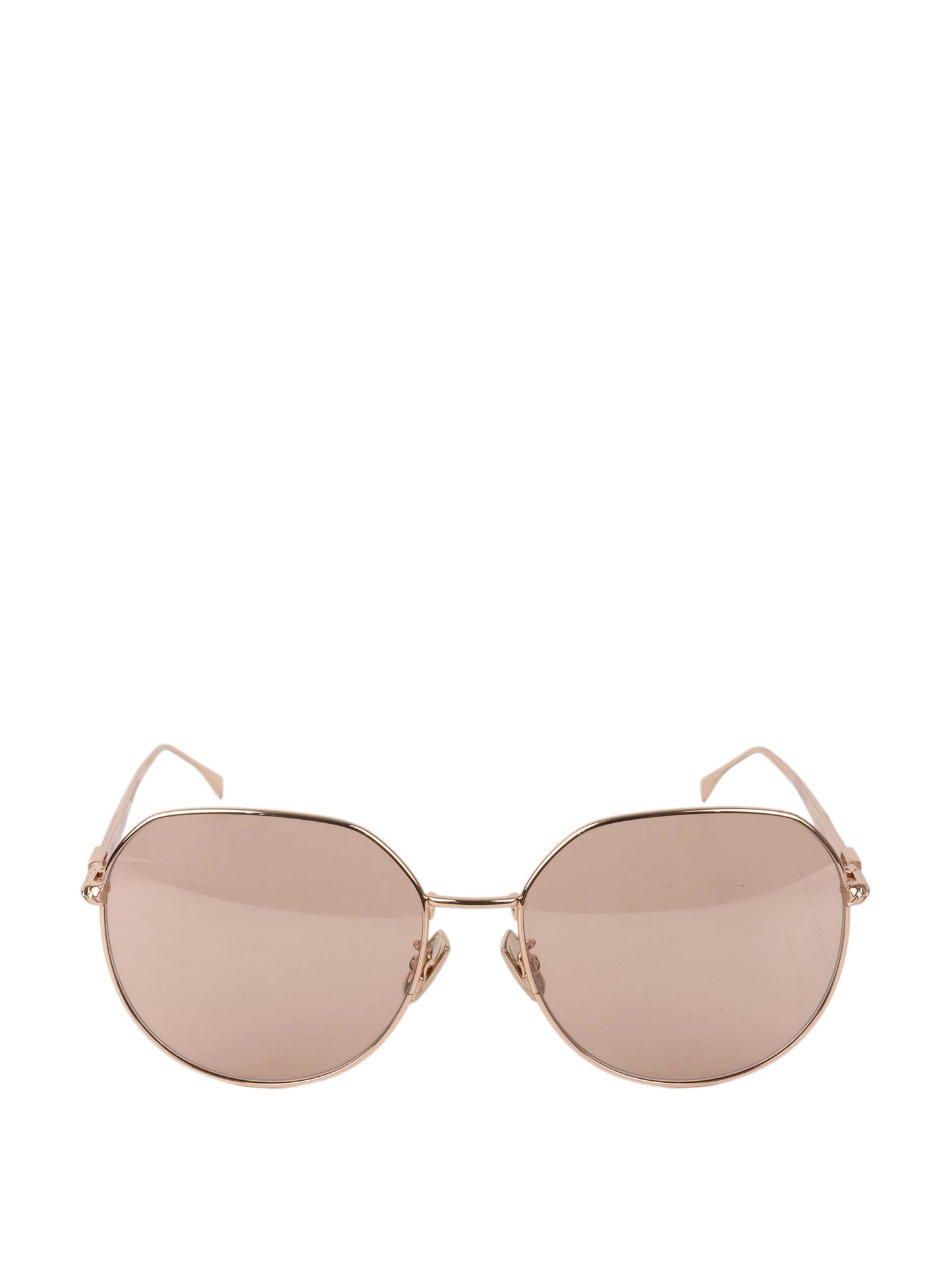 Fendi Rose Gold Frame Sunglasses.