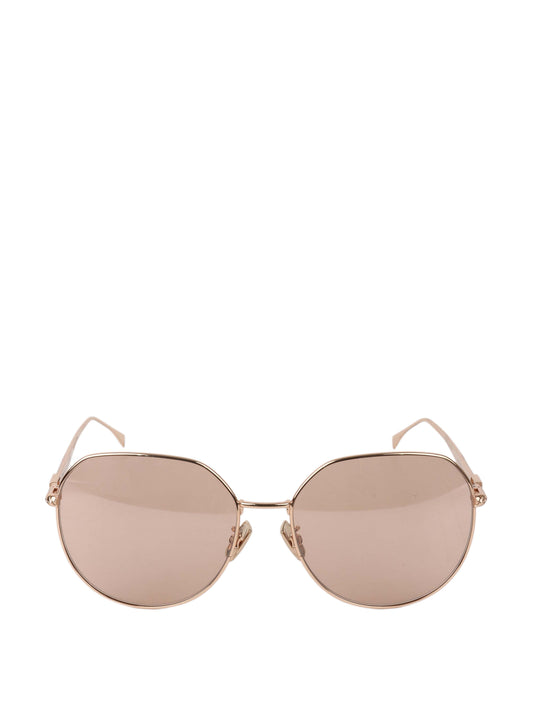 Fendi Rose Gold Frame Sunglasses.