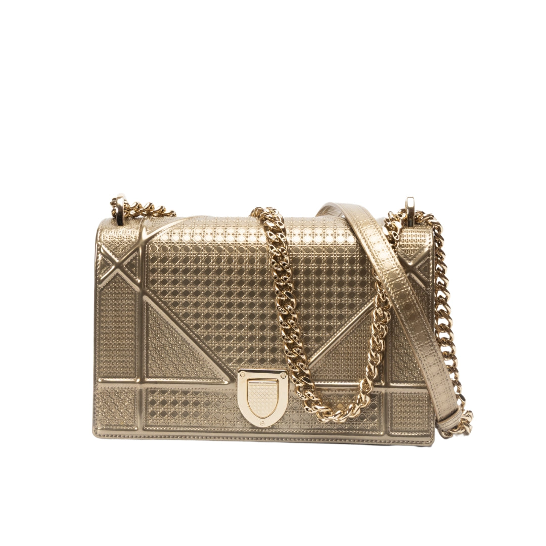 Dior Chain Leather Crossbody Bag