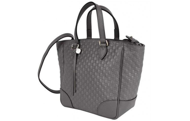 MLB Gucci Leather One-Shoulder Crossbody Handbag Grey 449241-BMJ1G-1226
