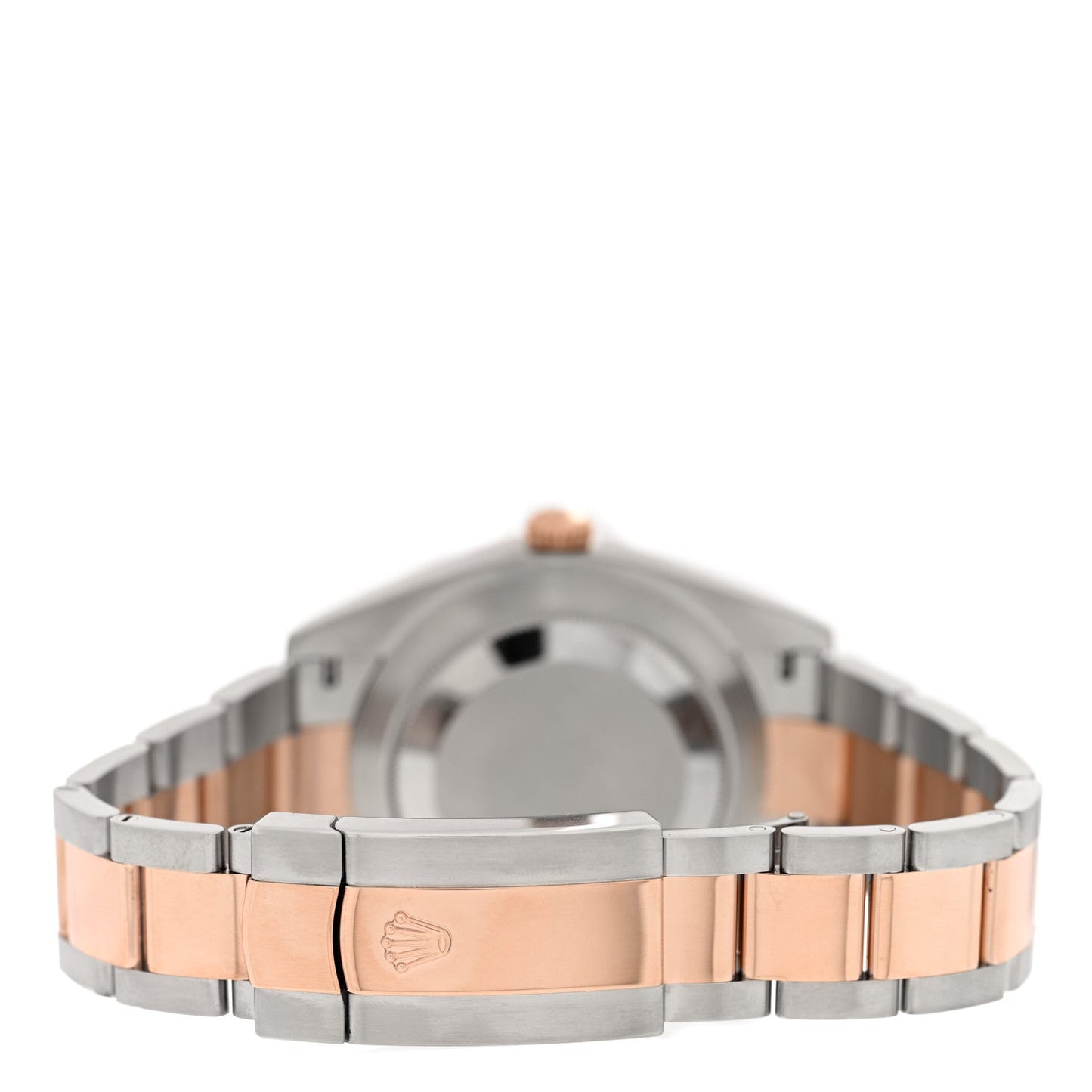 Stainless Steel 18K Everose Gold 41mm Oyster Perpetual Wimbledon Datejust Watch Slate 126331