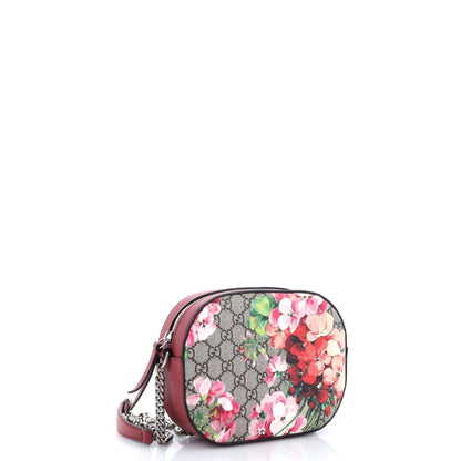 Chain Crossbody Bag Blooms Print GG Coated Canvas Mini