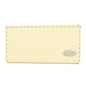 FENDI Selleria Calf Leather Long Wallet Ivory 8M0144