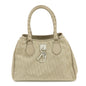 Christian Dior Romantic Trotter Pvc Leather Hand Tote Bag Beige