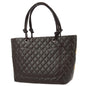 Chanel Brown Calfskin Cambon Ligne Tote Handbag