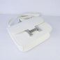 Luxury Hermes Constance Cowskin Leather Bag Beige Silver
