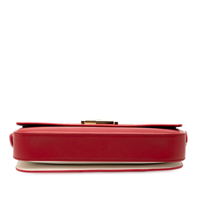 Fendi Kan I Leather Shoulder Bag