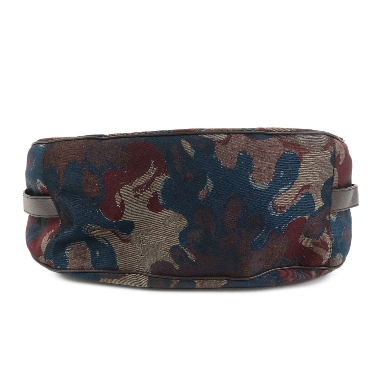 Christian Dior Canvas Leather Saddle Flap Camouflage Messenger Bag