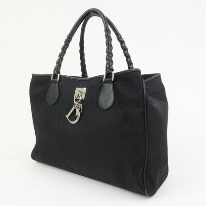 Christian Dior Trotter Nylon Canvas Leather Lovely Shoulder Bag