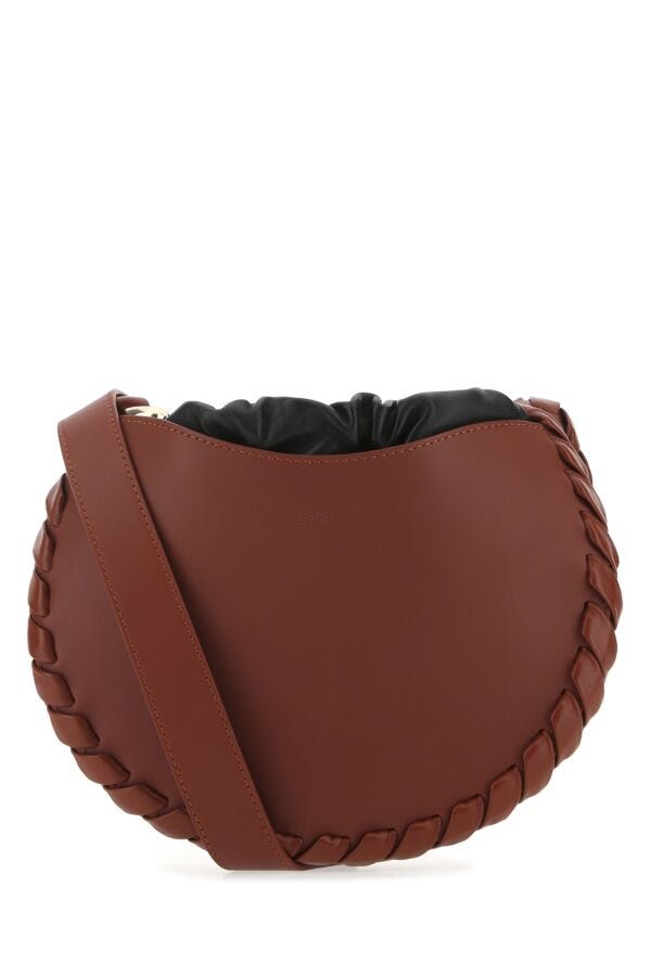 Chloe Woman Brick Leather Small Mate Crossbody Bag