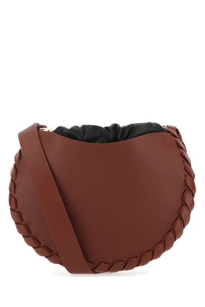Chloe Woman Brick Leather Small Mate Crossbody Bag