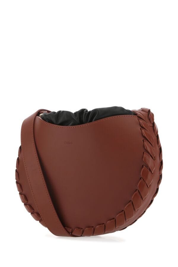 Chloe Woman Brick Leather Small Mate Crossbody Bag
