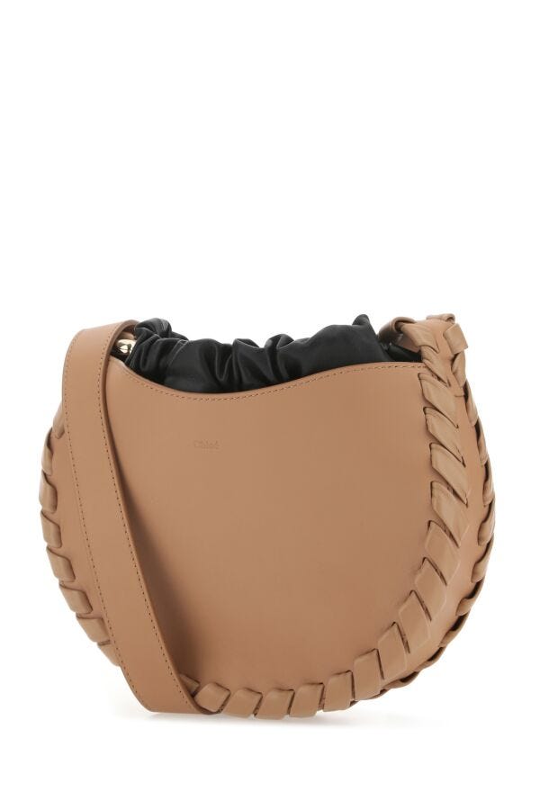 Chloe Woman Biscuit Leather Small Mate Crossbody Bag