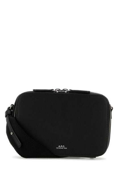 A.P.C. Woman Black Leather Soho Crossbody Bag
