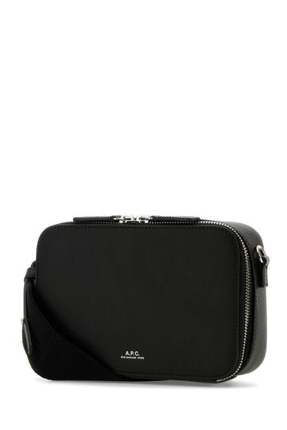 A.P.C. Woman Black Leather Soho Crossbody Bag