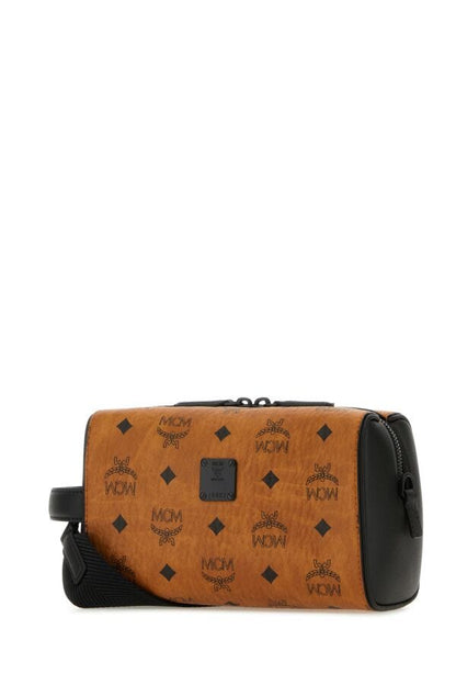 Mcm Unisex Printed Canvas Ottomar Crossbody Bag