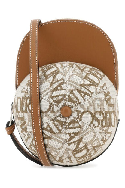 Jw Anderson Man Multicolor Canvas And Leather Midi Cap Crossbody Bag