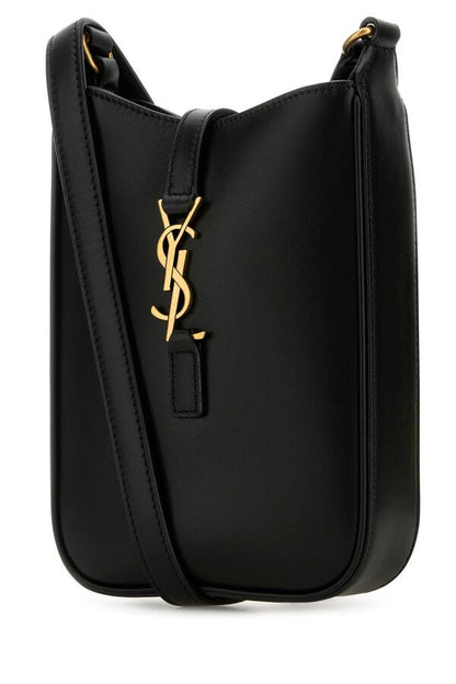 Saint Laurent Woman Black Leather Le 5 à 7 Crossbody Bag