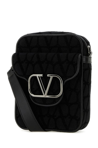 Valentino Garavani Man Toile Iconographe Locã² Crossbody Bag