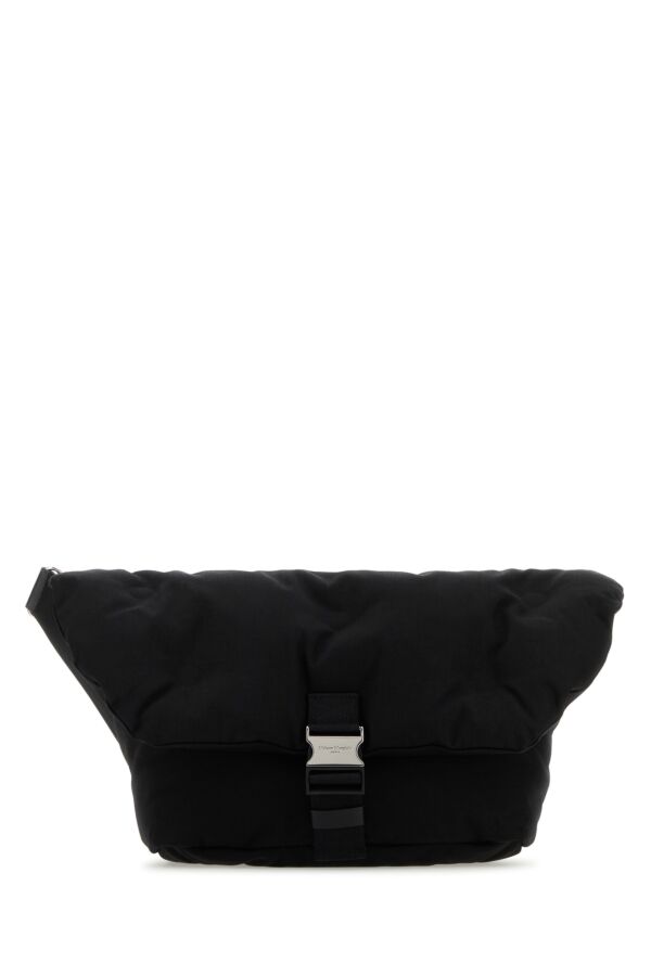 Maison Margiela Man Black Nylon Glam Slam Crossbody Bag