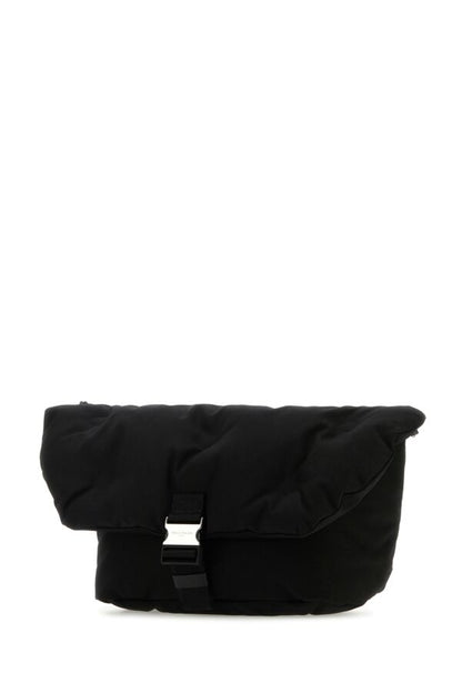 Maison Margiela Man Black Nylon Glam Slam Crossbody Bag