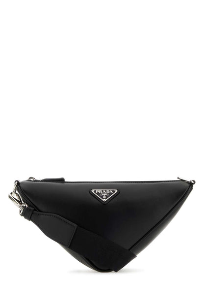 PRADA Mini Leather Triangle Crossbody Handbag