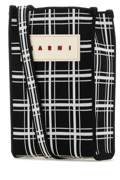 Marni Woman Embroidered Fabric Crossbody Bag